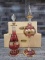 EGYPTIAN HAND BLOWN GLASS PERFUME BOTTLES