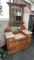 WHITE MARBLE TOP VANITY