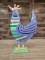 HANDPAINTED METAL ROOSTER