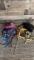 VTG MARDI GRAS MASKS WITH OSTRICH FEATHERS