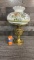 VTG ALADDIN OIL LAMP #23 WITH MILKGLAS SHADE