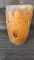NATIVE AMERICAN RAWHIDE DOUBLE SIDED WOOD DRUM