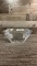 KOSTA BODA SQUARE CRYSTAL BOWL BY S. PERSSON