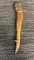HAND-CARVED FIGURAL LETTER OPENER