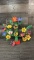 FLOWERING CACTUS WOOD FOLKART