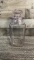 VTG AMETHYST APOTHECARY JAR WITH LID