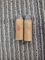 2) WWII CARDBOARD SHELL WRAPPINGS