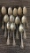 STERLING SILVER SPOONS 192G