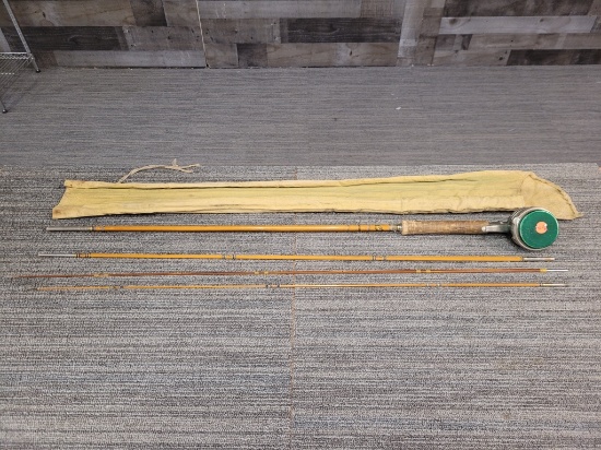 SOUTH BEND E OR HDH BAMBOO FLY ROD 291-71/2