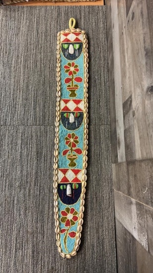AFRICAN YORUBA BEADED SASH