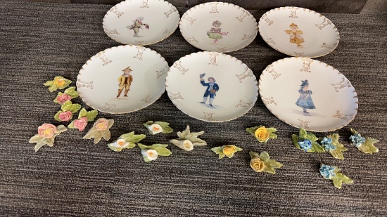H&CO L FRANCE COUPLES PLATES & CARD PLACE HOLDERS