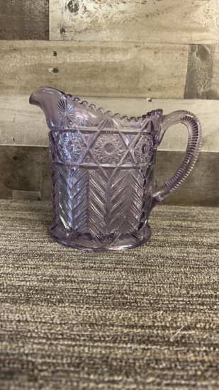 AMETHYST GLASS PITCHER
