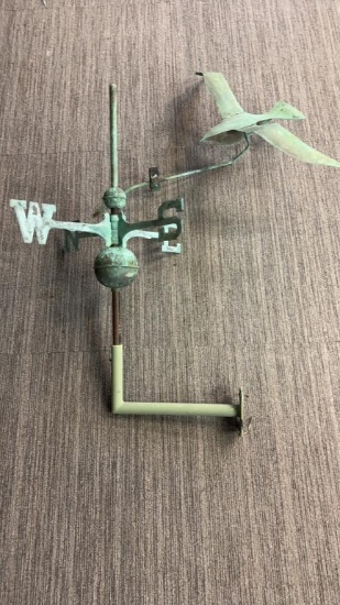 ANTIQUE BIRD IN FLIGHT WEATHERVANE