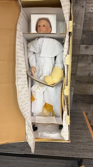 "POPE JOHN PAUL II" DOLL BY KELLY RUBERT
