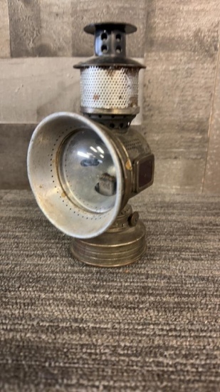 ANTIQUE "TWENTIETH CENTURY" BICYCLE CARBIDE LAMP
