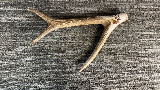 ENGRAVED ANTLER ART