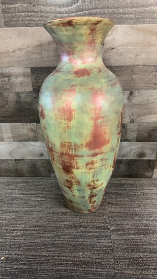 RAKU STYLE DECORATIVE VASE