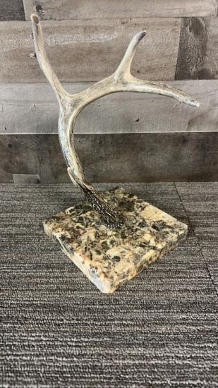 ANTLER JEWELRY STAND WITH MARBLE BASE