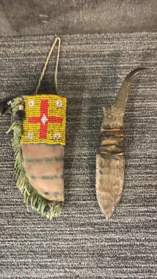 NATIVE AMERICAN FLINT KNIFE