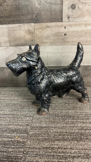 HUBLEY CAST IRON SCOTTY DOG DOORSTOP