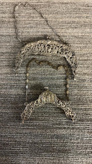 ANTIQUE ART NOUVEAU PURSE FRAMES
