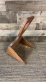EARLY WOODEN CRANBERRY SCOOP RAKE