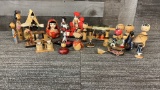 WOODEN JAPANESE DOLLS AND DECOR