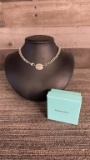 TIFFANY & CO. STERLING CHOKER NECKLACE   45G