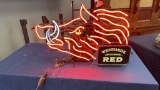 WEINHARD'S BLUE BOAR RED LAGER BOAR NEON SIGN