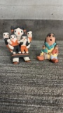NATIVE AMERICAN STORYTELLER FIGURINES