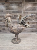METAL ROOSTER SCULPTURE