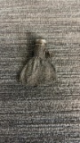 ANTIQUE STERLING SILVER EXPANDABLE COIN PURSE 53G