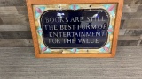 BOOKSTORE/LIBRARY STAINED GLASS WINDOW