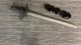 BATMAN FIGURE POMMEL SWORD