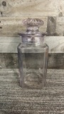 VTG AMETHYST APOTHECARY JAR WITH LID