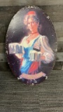VTG ST. PAULI GIRL ADVERTISING SIGN