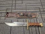 SOLINGEN GERMANY AFRICAN HUNTER RHINO BOWIE KNIFE