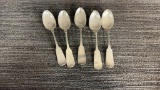 ROBINSON COIN SILVER SPOON SET 274g