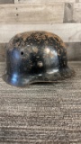 ANTIQUE METAL MILITARY HELMET