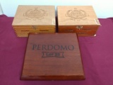 Lot of 3 Assorted Boxes of Cigars