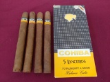 Lot of 8 (4) Cohiba Lanceros Totalmente a Mano - Open Partial Box & (4) Cohiba Habana Corona