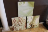 Lot of 3 Wrapped Canvas Photos 24