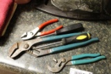 Lot of 5 Misc Tools, Pliers, Channel Locks, Etc.