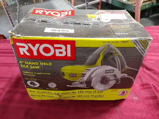 Ryobi 4" Hand Held Tile Saw w/Powerful 12 AMP Motor