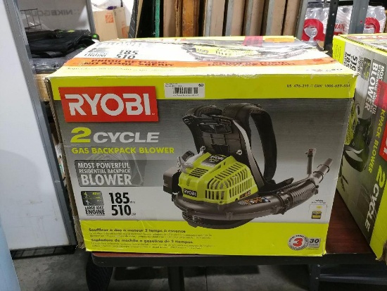 Ryobi 2 Cycle Gas Backpack Blower 185 MPH, 510 CFM MN: RY08420A