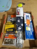 Lot of 5, US Flag, 20v Lithium DeWalt Battery, 2 Deadbolts, Kreg Jig