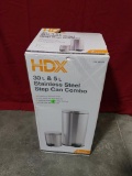 HDX 30 L & 5 L Stainless Steel Step Cam Combo Trashcan