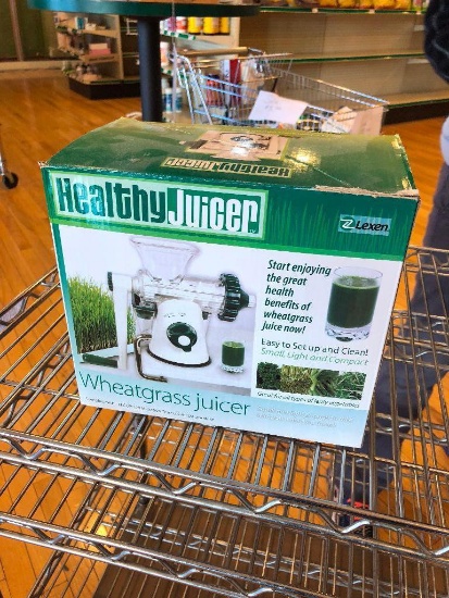 NIB Lexen Wheatgrass Healthy Juicer, MN: GP27