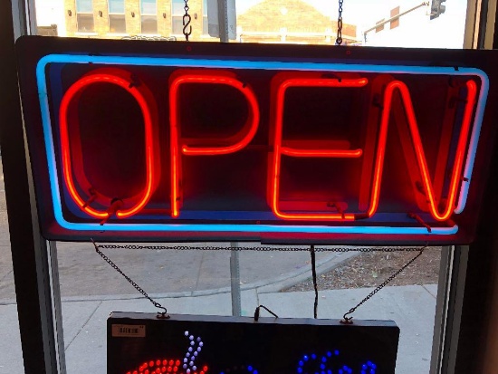 Neon Open Sign, Working Good, Nice Quality