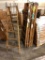 Lot of 3 Double Sided 6' Wooden Ladders